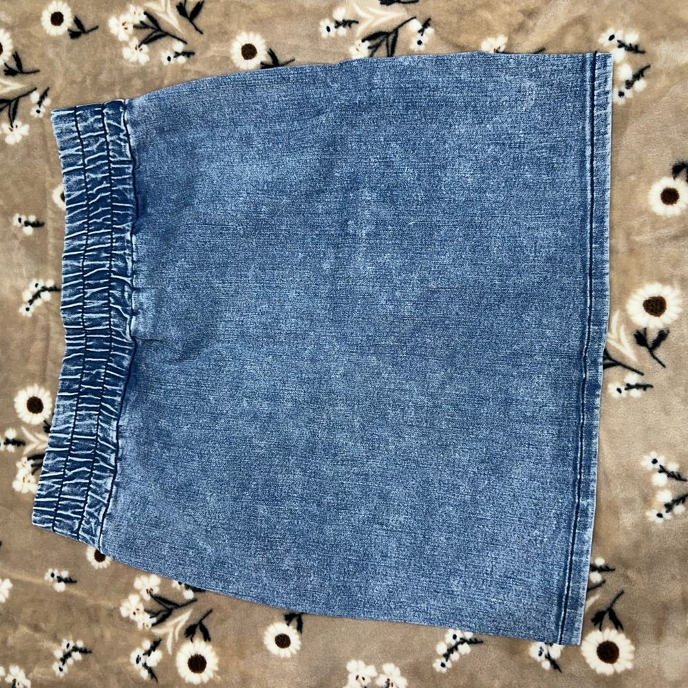 Cello Blue Denim Mini Skirt